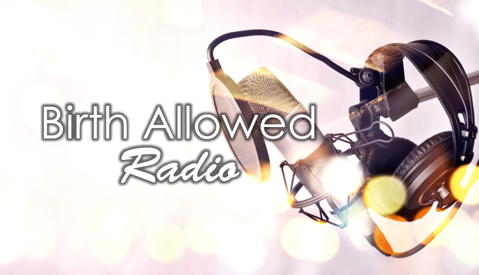 A radio microphone with the words " faith allowed radio ".